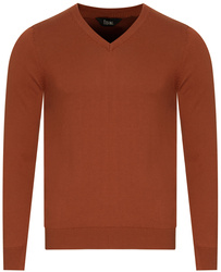 ESPADA - SWETER MĘSKI - 60000VY-S4/BRĄZOWY