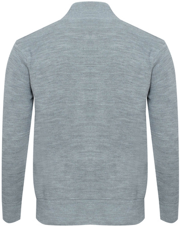 SWETER MĘSKI ROZPINANY - H206 SZARY