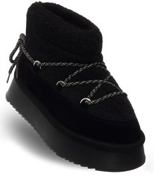 SKÓRZANE BOTKI DAMSKIE - SOLO SOPRANI COUTURE - SSW521P71/02 ROOMY