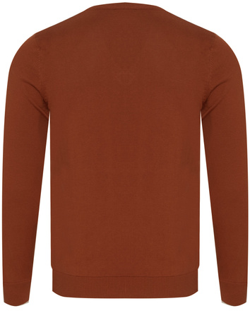 ESPADA - SWETER MĘSKI - 60000VY-S4/BRĄZOWY