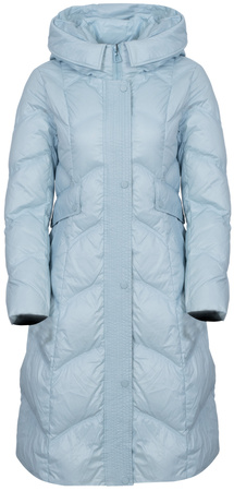 ROMEO GIGLI - PŁASZCZ PUCHOWY Z KAPTUREM - 01W24 G301 / CELESTE