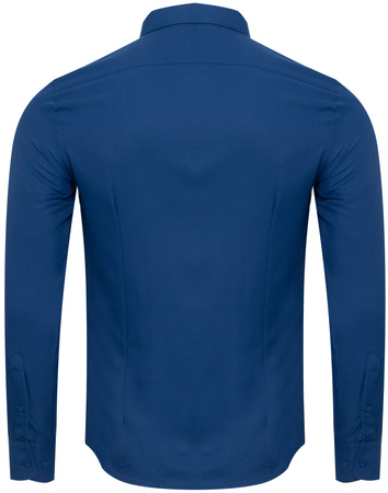 ESPADA - KOSZULA MĘSKA - CIEMNONIEBIESKI 65/35