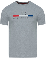 JUMPER - T-SHIRT KOSZULKA MĘSKA - 3034 SZARY