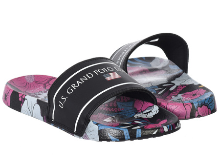 U.S. GRAND POLO EQUIPMENT & APPAREL - KLAPKI MĘSKIE - FLOWERS GPM519015/2010