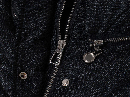 ROMEO GIGLI - KURTKA DAMSKA Z WYSOKO ZAPINANYM KOŁNIERZEM - 01W24 R04 / NERO