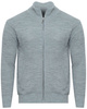 SWETER MĘSKI ROZPINANY - H206 SZARY