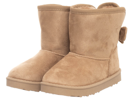 SKÓRZANE BOTKI DZIECIĘCE - SOLO SOPRANI COUTURE - BOW GIRL SCG421P86/24