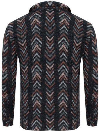 KOSZULA MĘSKA - CZARNY JODEŁKA