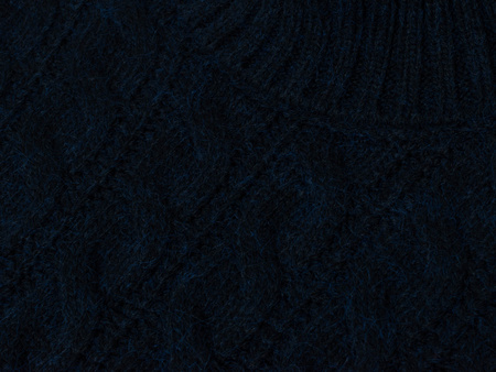 AS FAWOR COLLECTION - SWETER MĘSKI Z GOLFEM - 012303/GRANATOWY