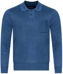 SWETER MĘSKI - N535 CIEMNONIEBIESKI