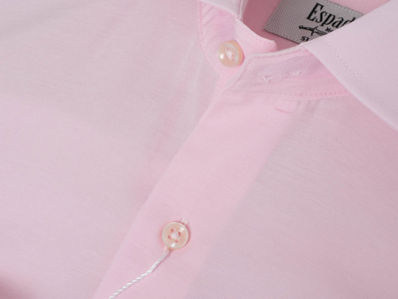 ESPADA - KOSZULA MĘSKA - 0798S JASNORÓŻOWY 60/40