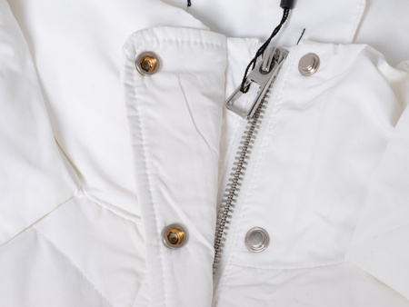 ROMEO GIGLI - PŁASZCZ PUCHOWY DAMSKI Z KAPTUREM - 01W24 G303 / PANNA