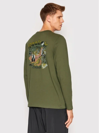 REEBOK - LONGSLEEVE MĘSKI - CL DESTINATION LS TEE HB9904