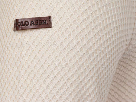 U.S. POLO ASSN. - SWETER MĘSKI MIEL US40 187 014 002056 308