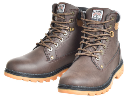 BUTY ZIMOWE - TRAPERY - U.S. POLO ASSN. - ZIGGY002A-DBR001