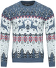 SWETER MĘSKI - 70213 NIEBIESKI ŚWIĄTECZNY