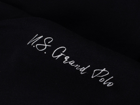 U.S. GRAND POLO EQUIPMENT & APPAREL - BLUZA MĘSKA - SWEATSHIRT WITH HALF ZIP US52300M/4008