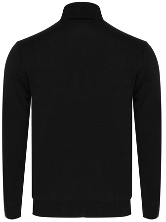 WEENS - SWETER MĘSKI Z GOLFEM - WS3321 CZARNY