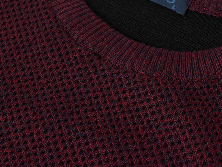 TRIKKO - SWETER MĘSKI - 005/BORDO
