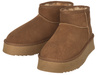 SKÓRZANE BOTKI DAMSKIE - SOLO SOPRANI COUTURE -  SSW421P05/02 HUGH PLATFORM CAMEL
