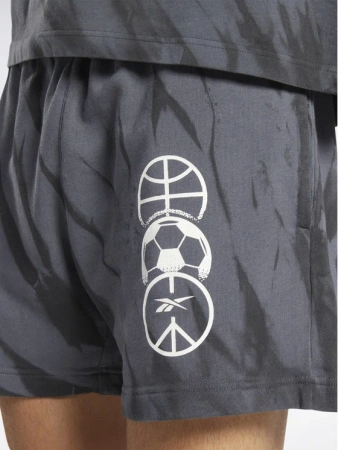 REEBOK - SPODENKI MĘSKIE - CL BLOCK PARTY SHORT HS9179