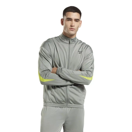 REEBOK - BLUZA MĘSKA ROZPINANA - RI VECTOR KNIT TRACKTOP HR3052