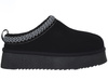 SOLO SOPRANI COUTURE - BUTY DAMSKIE - SSW421P22/53 SABOT FUR HUGH PLATFORM BLACK