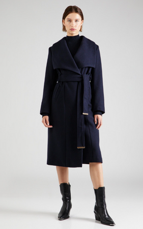 GUIDO MARIA KRETSCHMER - PŁASZCZ DAMSKI - JANNETT COAT GMK-1023-08610-NAVY