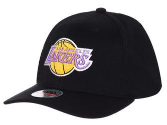 MITCHELL & NESS - CZAPKA Z DASZKIEM - LOS ANGELES LAKERS HHSSINTL1245-LALBLCK