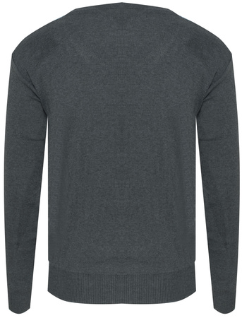 SWETER MĘSKI - B-6425 CIEMNOSZARY