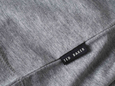 TED BAKER LONDON - T-SHIRT MĘSKI 271985 GREY-MARL TYWINN