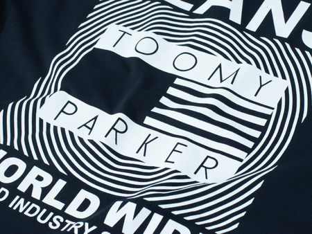 JUMPER - T-SHIRT KOSZULKA MĘSKA - 3000 GRANATOWY