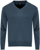 SWETER MĘSKI - V 3010 GRANATOWY MELANŻ ID8365