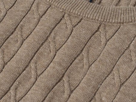 BARTEX - SWETER MĘSKI - WARKOCZ 1 CAPUCCINO