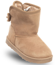 SKÓRZANE BOTKI DZIECIĘCE -  SOLO SOPRANI COUTURE - BOW GIRL SCG421P86/24