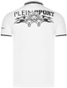 PLEIN SPORT - KOSZULKA MĘKSA POLO - PS25MPL02/01 WHITE 