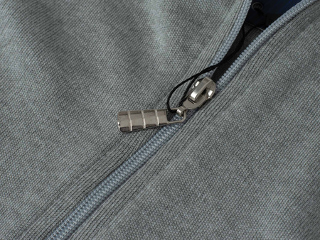 POLO LARA - SWETER MĘSKI ROZPINANY - SZARY