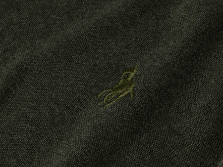 SWETER MĘSKI - BIS 501 HAKI