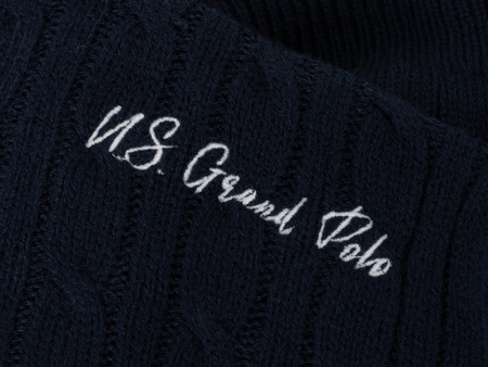 U.S. GRAND POLO EQUIPMENT & APPAREL - SWETER Z GOLFEM MĘSKI - US52207M/3922