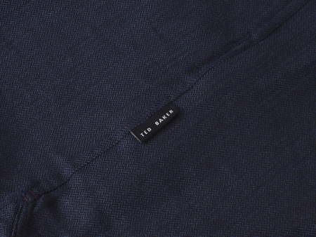 TED BAKER LONDON - MĘSKA KOSZULA 272031 NAVY CROTONE