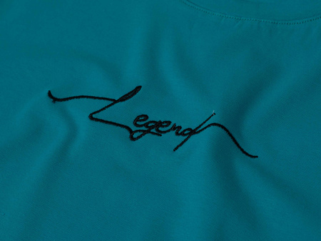 JUMPER - T-SHIRT KOSZULKA MĘSKA - 3002 TURKUSOWY