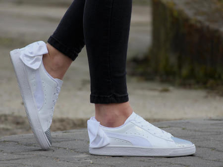 BUTY PUMA BASKET BOW COATED GLAM (368983-01)