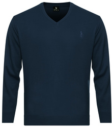 SWETER MĘSKI - V 3010 JASNOGRANATOWY ID8364