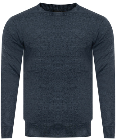 SWETER MĘSKI - S8755/GRANATOWY