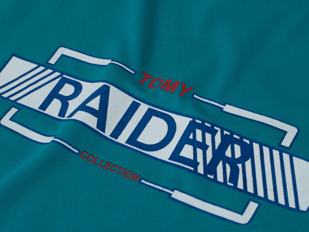 JUMPER - T-SHIRT KOSZULKA MĘSKA - 3036 TURKUSOWY