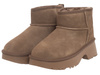 SKÓRZANE BOTKI DAMSKIE - SOLO SOPRANI COUTURE - SSW521P30/02 LEA SUEDE