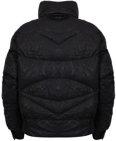 ROMEO GIGLI - KURTKA DAMSKA Z WYSOKO ZAPINANYM KOŁNIERZEM - 01W24 R04 / NERO