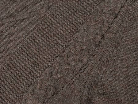 SWETER MĘSKI Z POŁGOLFEM - 8157 LIGHT BROWN