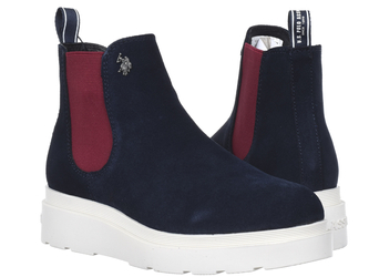 Buty damskie U.S. POLO ASSN. - PENNY004-BLU005 - botki